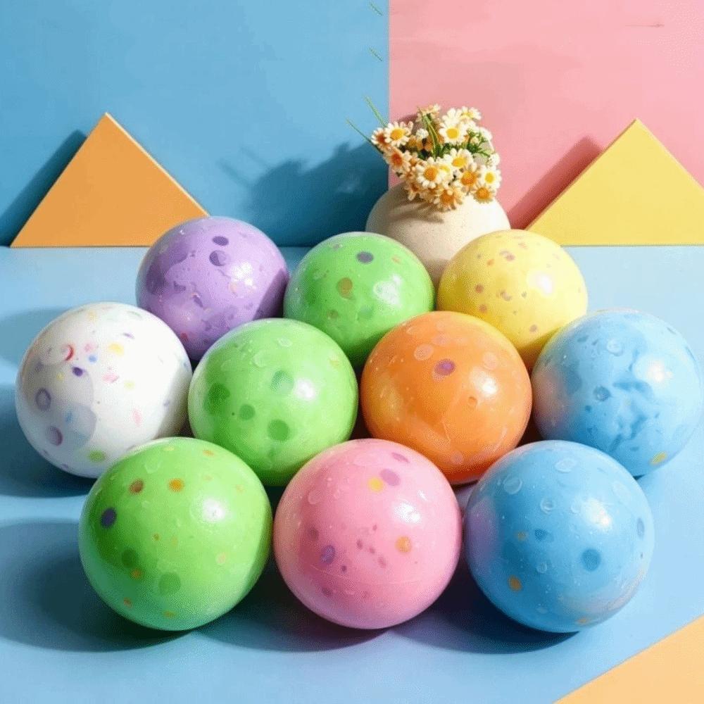 Crunchy TPR Fidget Toy Sound Effects Handmade Ball Portable Crackling Squishy Toy Office Desk Toy