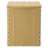 Fujiboeki 86102 Storage Camping Trash Folding Outdoor Width Sand Load Capacity 80kg Box, Can, Chair, Chair, 32cm, Beige,