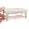 1:12 Miniature Doll House Coffee Table Furniture Wooden Mini Dining Table Toy