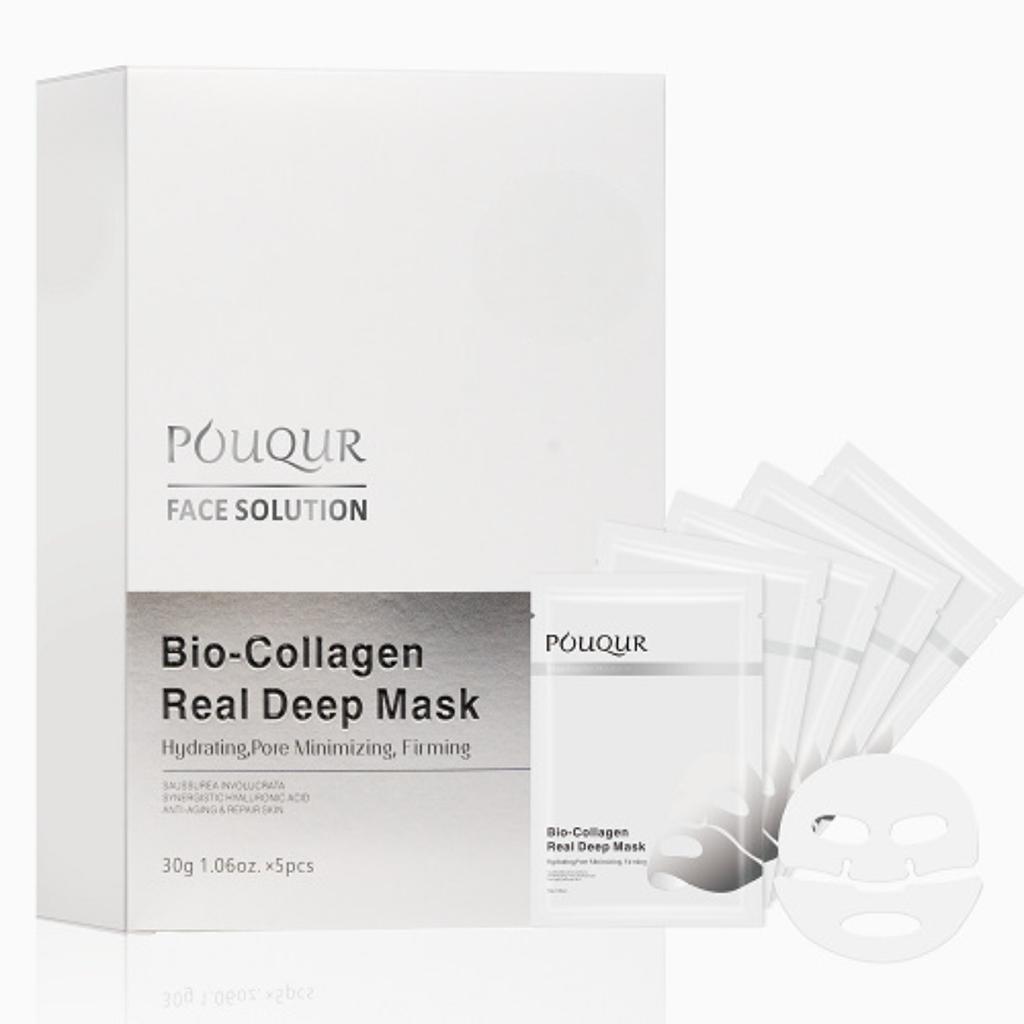 Коллагеновая сплит-отбеливающая и проницаемая увлажняющая маска