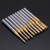 10pcs Milling Tools Router Bit Milling Cutter 1.0/1.5/2.0/2.5/3.0mm