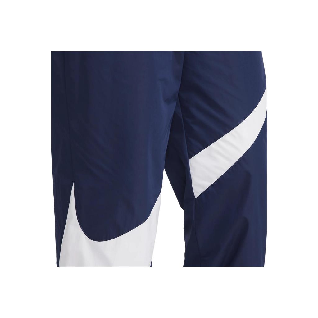 Nike Contrast Stripe Casual Loose Knit Sweatpants Men Bottoms Navy FB7881-410