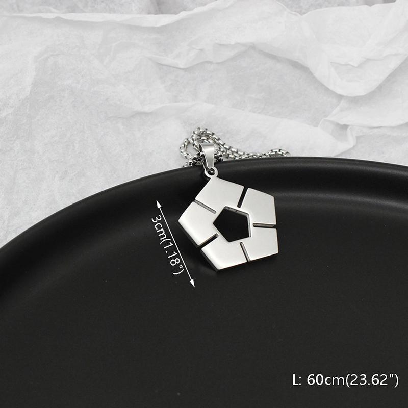 Blue Lock Necklace Women Anime Soccer Sign Necklaces Woman Creative