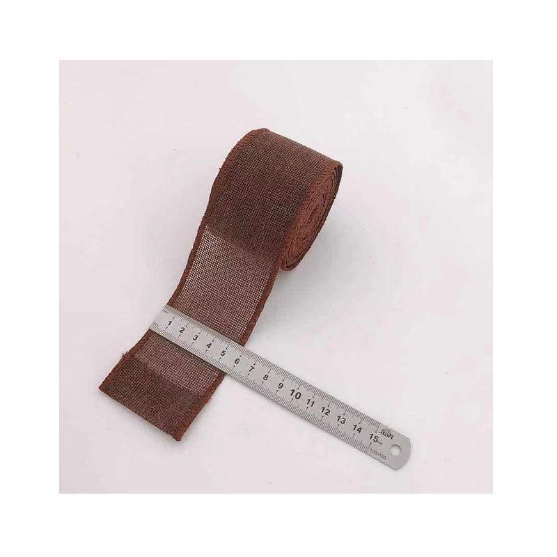 Имитация льна, Рождественское украшение Имитация льняного рулона Сделай сам 6 см шириной Цветной рулон имитации льна 5 м Рождественская декоративная лента