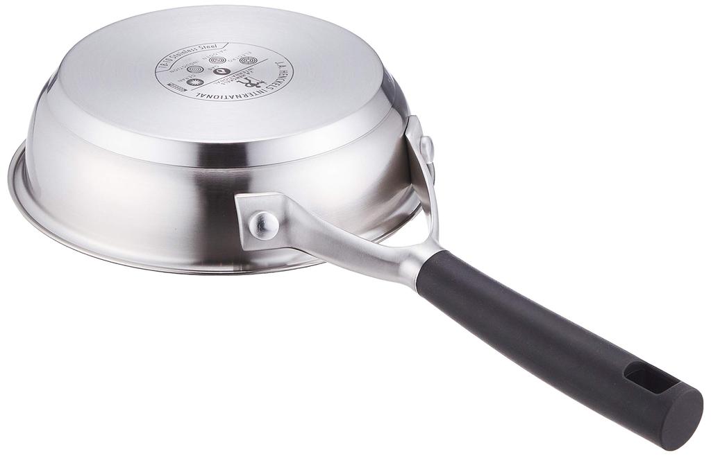 Базовая мини-посуда Henckels Style, 3 шт., кастрюли и сковороды для обеих рук и одной руки, совместимые с IH, японский набор "HI Set" [Авторизованный продукт] 40590-002
