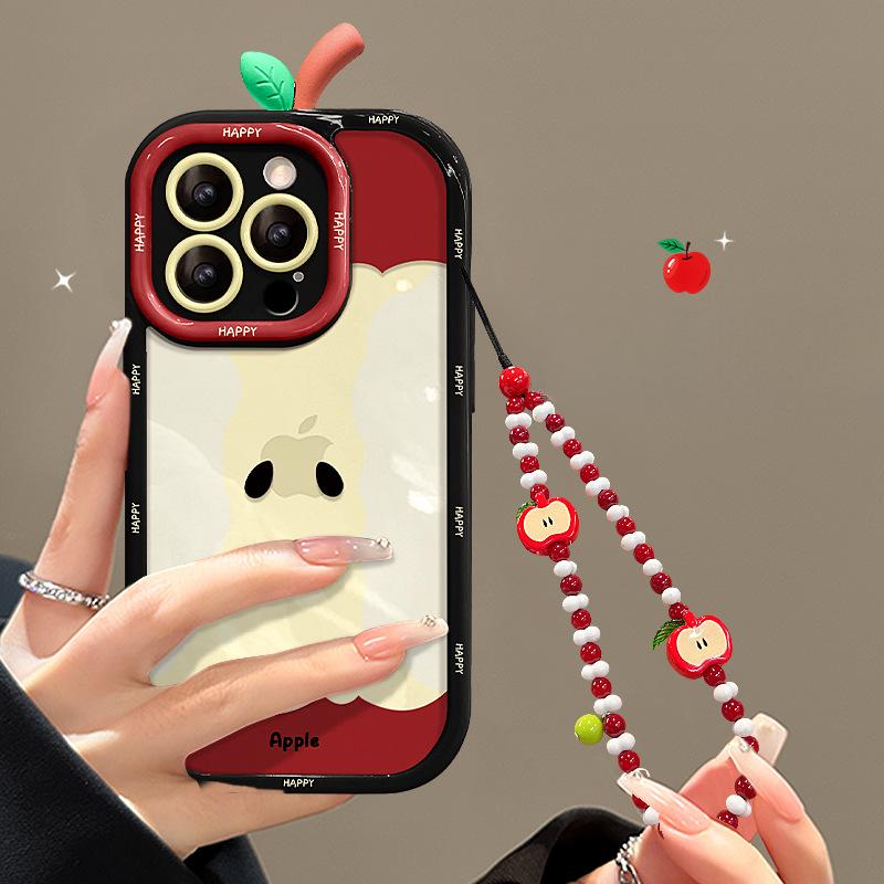 Браслет Apple Core Подходит для чехла для мобильного телефона Apple 16 Promax 13 Высококлассная ниша 15 Точное отверстие 14 Противоударный Huawei