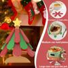 Non-slip Dishes Heat Insulation Pad Suction Cup Base Tree Table Mat  Christmas Decoration