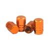 4Pcs Aluminum Alloy Car Wheel Tire Valve Caps Tyre Covers Air Valve Tire Rim Stem Dust-Proof Covers Motorcycles Auto Accessories