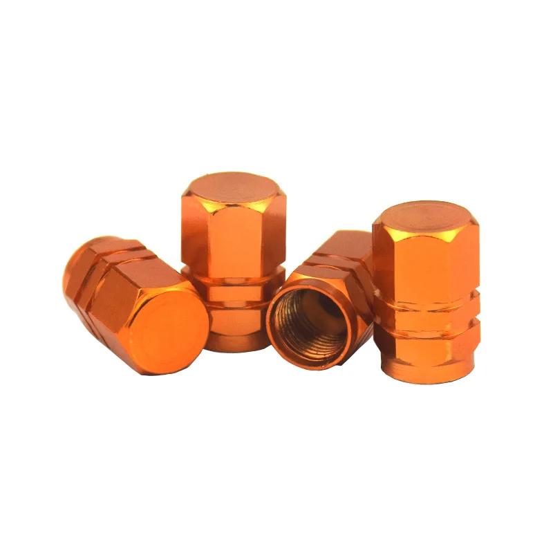 4Pcs Aluminum Alloy Car Wheel Tire Valve Caps Tyre Covers Air Valve Tire Rim Stem Dust-Proof Covers Motorcycles Auto Accessories