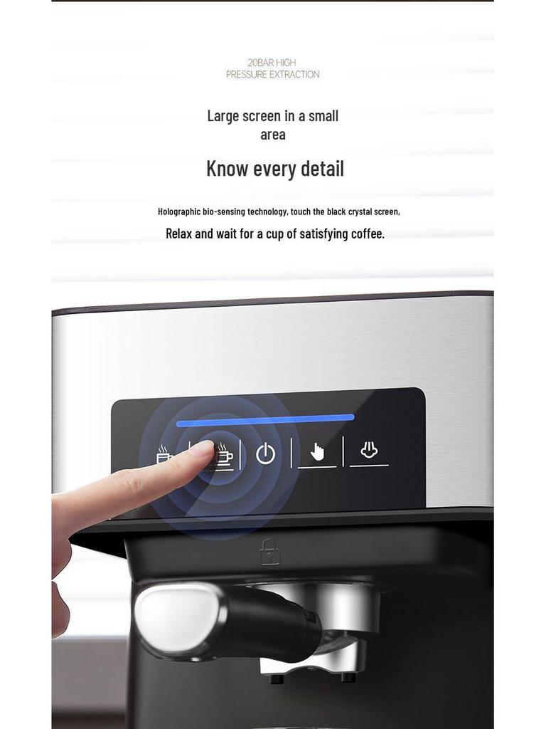 Компактная эспрессо-машина с капучинатором для дома и офиса