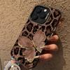 Luxury Butterfly Leopard Print Electroplate Phone Case For Xiaomi Redmi Note 14 13 12 11 10 Pro Plus 12S 11S Redmi 14C 13 Cover