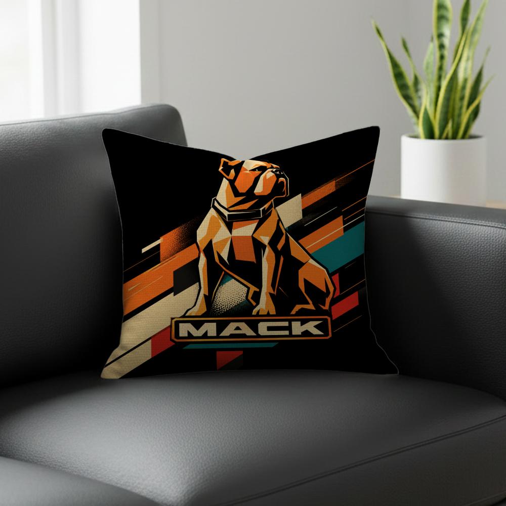 Brand MAN Truck Cushion Cover Natural Linen Pillowcase Set AllinOne Decor for Sofa Bedroom Chair