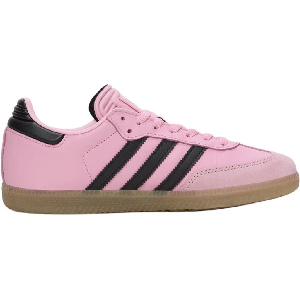 Лионель Месси x adidas Samba K Inter Miami CF - Тисненые кроссовки для детей в домашних цветах Розовый Светло-розовый Основной черный JR0424