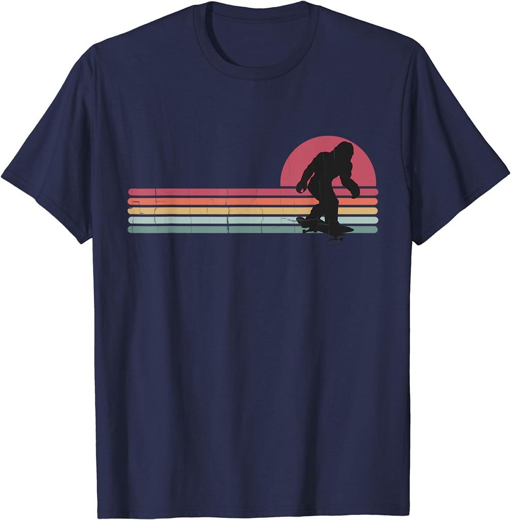 Bigfoot Skater Sasquatch Skateboarding Believers Gift Unisex T-Shirt