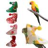 Одежда для попугаев с застежкой-липучкой Зимние шали для птиц Согреют вашего питомца Мультяшный принт Защита для домашних животных на открытом воздухе Пончо для прогулок