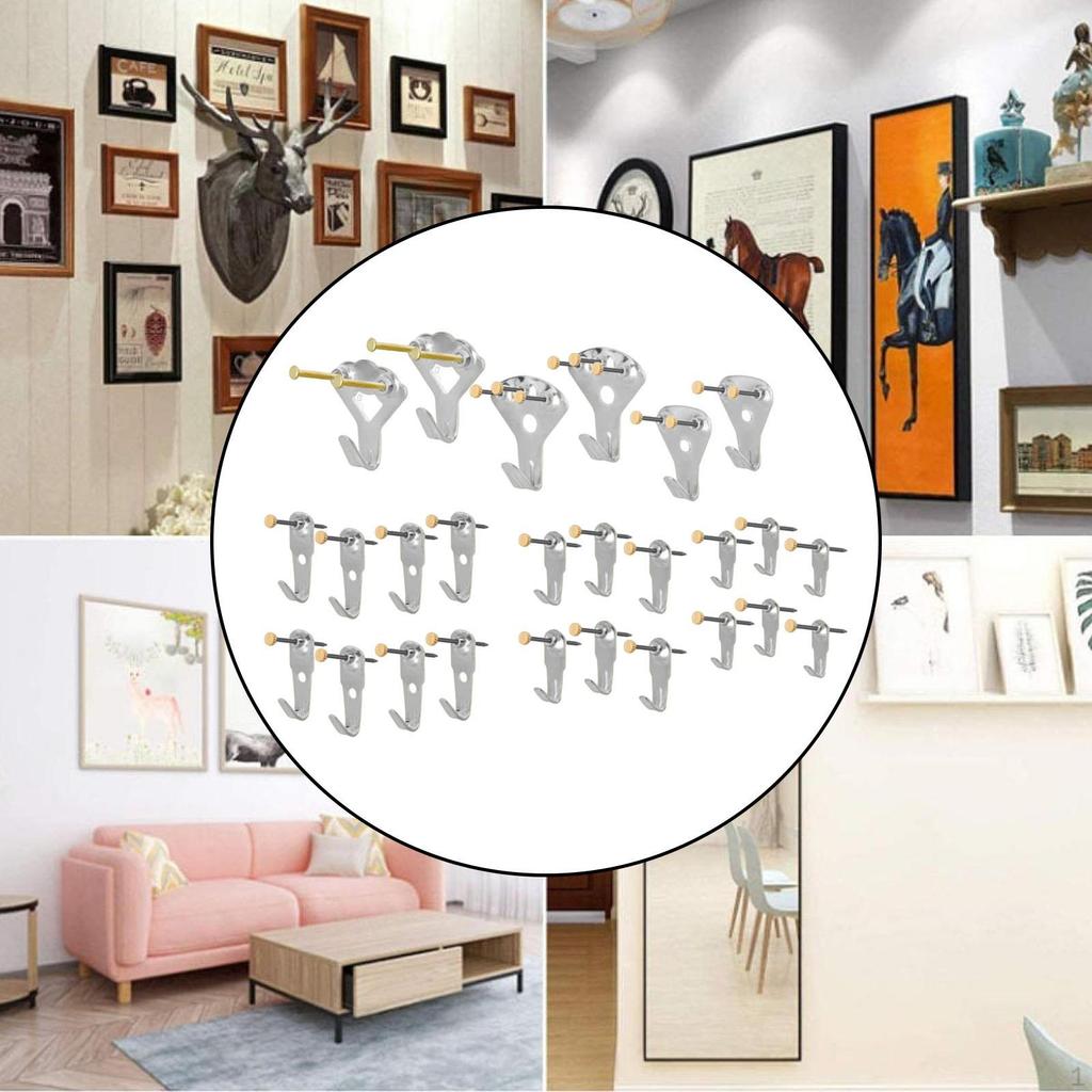 Комплект для подвешивания картин с гвоздями и крючками Art Display