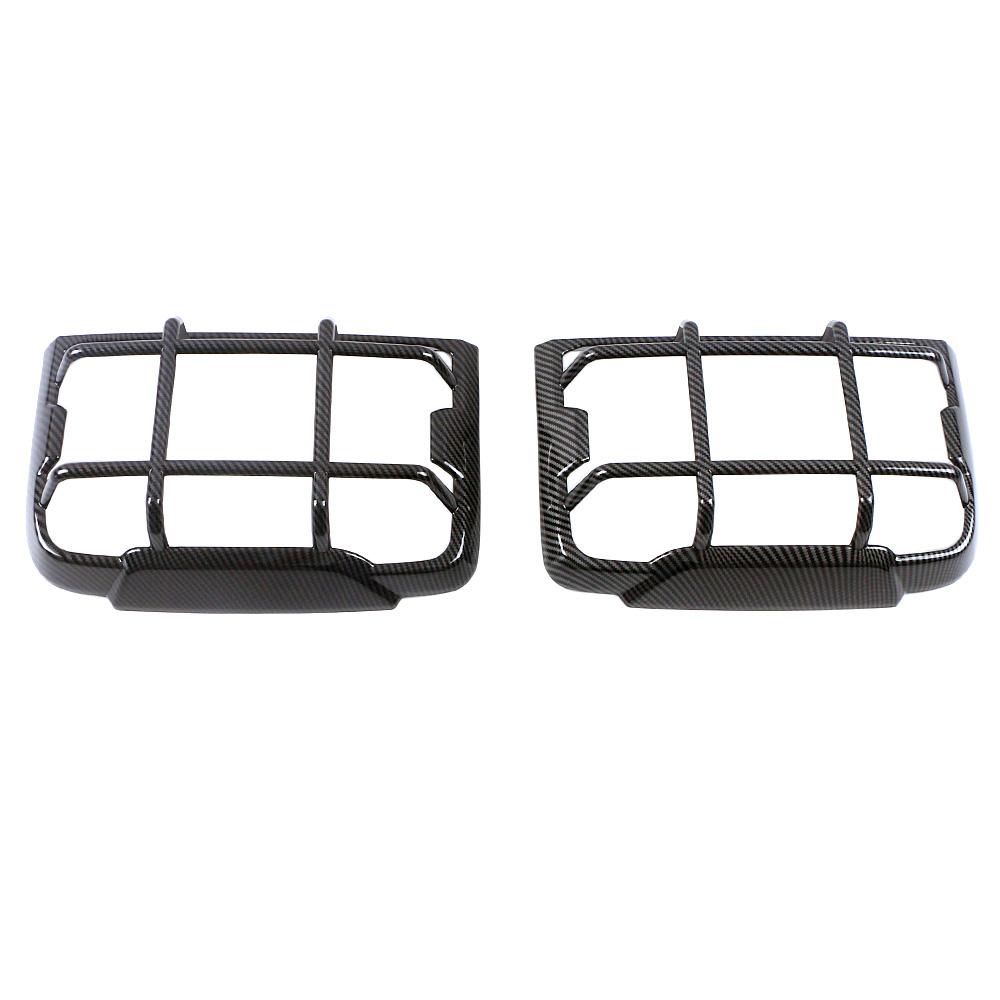 Для GWM Tank 300 2024 2024 Задний фонарь Рамка лампы Крышка Отделка Хром Стиль Черная наклейка Внешние аксессуары Карбоновый ремонт