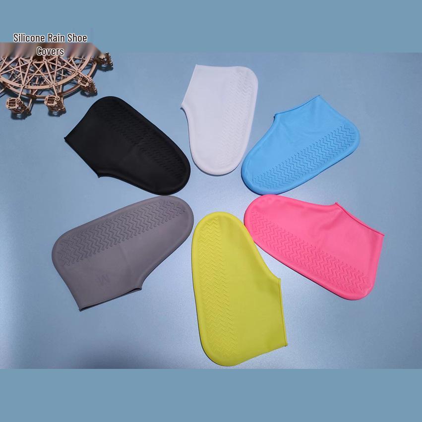 Водонепроницаемые нескользящие снегозащитные износостойкие латексные силиконовые чехлы на обувь для взрослых и детей