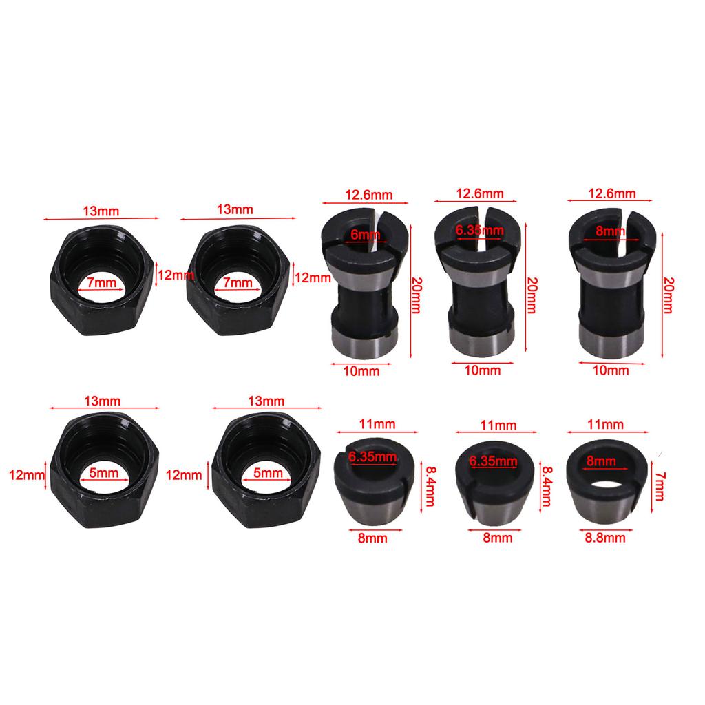 Для гравировального станка цанговый патрон адаптер вал втулка фреза как показано на фотографиях переходник патрона материал высокой прочности