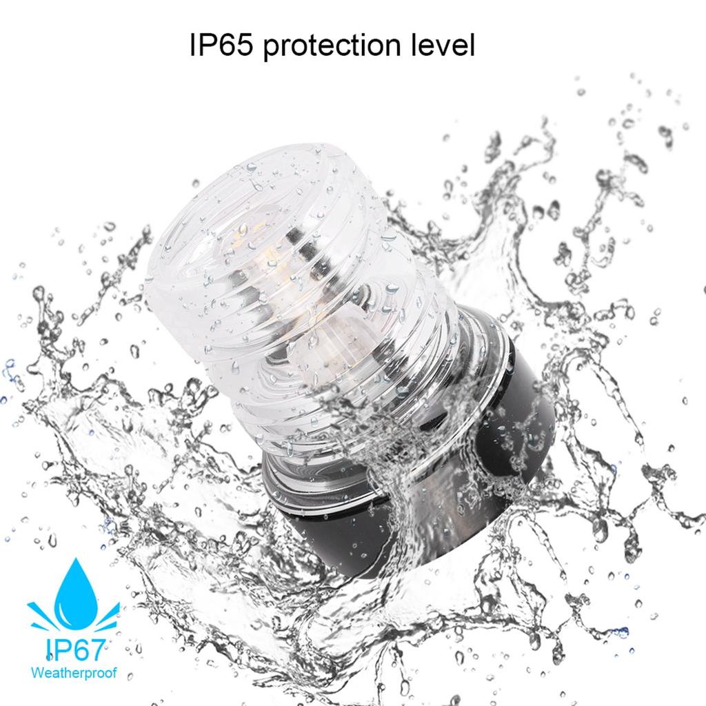 Marine Boat Yacht LED Navigation Light All Round 360 degrees  Yellow Light 12V