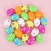 Children's Toys Colourful Easter Egg Fillable Easter Egg Plastic Assorted Eggs DIY Educational Toys