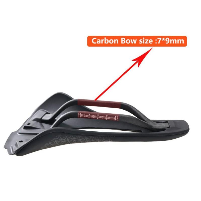 Ultra-light Carbon Bow Bike Saddle Road Mountain Bicycle Seat Cushion Hollow Soft Cycling