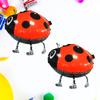 2 Pcs Ladybug Balloon Animal Walking Foil Balloons Pet Kids Toy Beetle Child