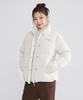 Discovery Expedition Women'S Leicester G High-Neck Goose Down Short Padded Jacket (Cream)