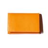 Business Card Holder Stylish Cowhide Noir Business Card Case Card Case Credit Card Case Orange [Slip-on] Men's Women's NSL-2403