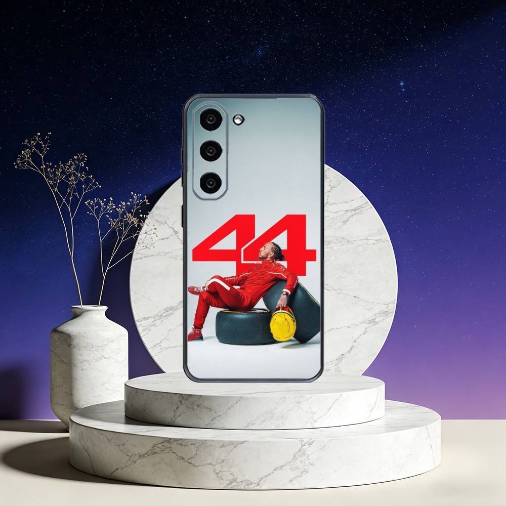 44 L-Lewis H-Hamilton Phone Case For Samsung Galaxy A73,A72,A71,A70,A53,A52,A51,Others Soft Black Cover