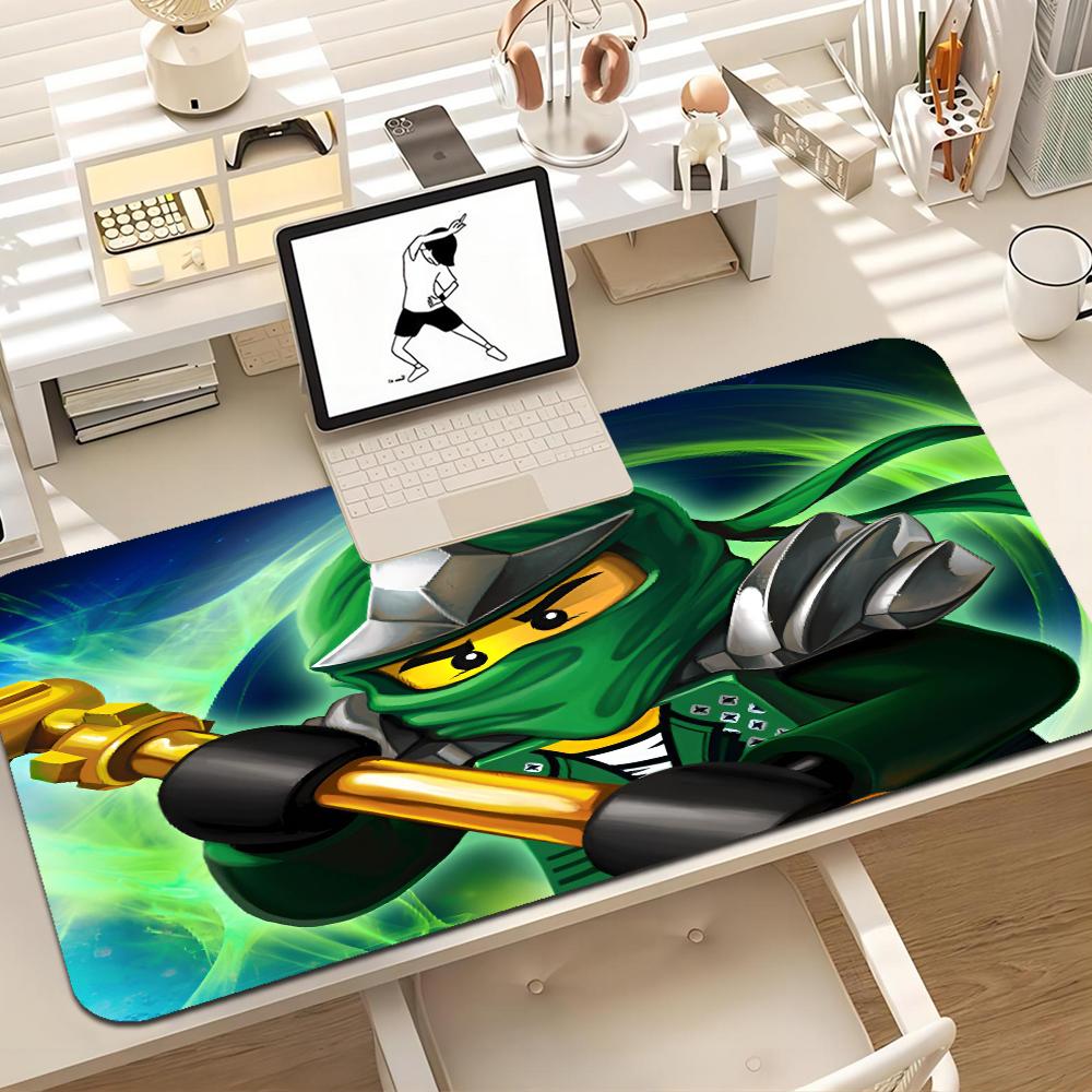 Cartoon N-Ninjago Mousepad Boy Pad Natural Rubber Gaming Mousepad Desk Mat Size For Gameing World Of Tanks CS GO Zelda