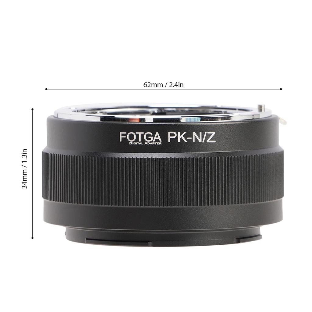 FOTGA High Precision Lens Mount Adapter Ring Aluminum Alloy Replacement for Pentax K-Mount Lens To