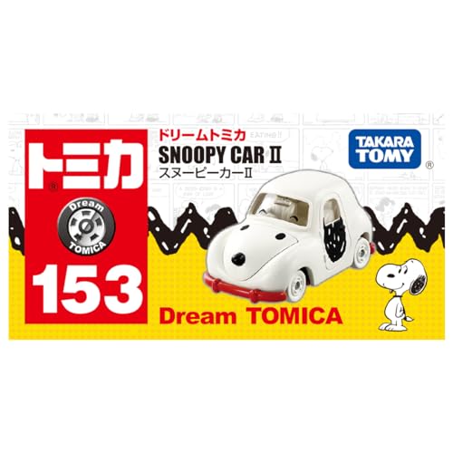 Takara Tomy Tomica Dream Tomica No.153 Snoopy Car II Mini Car Toy Ages 3+