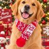 Thick Knit Cat Santa Hat Elastic Strap Pet Winter Warmer Christmas Dog Scarf  Festive Costume