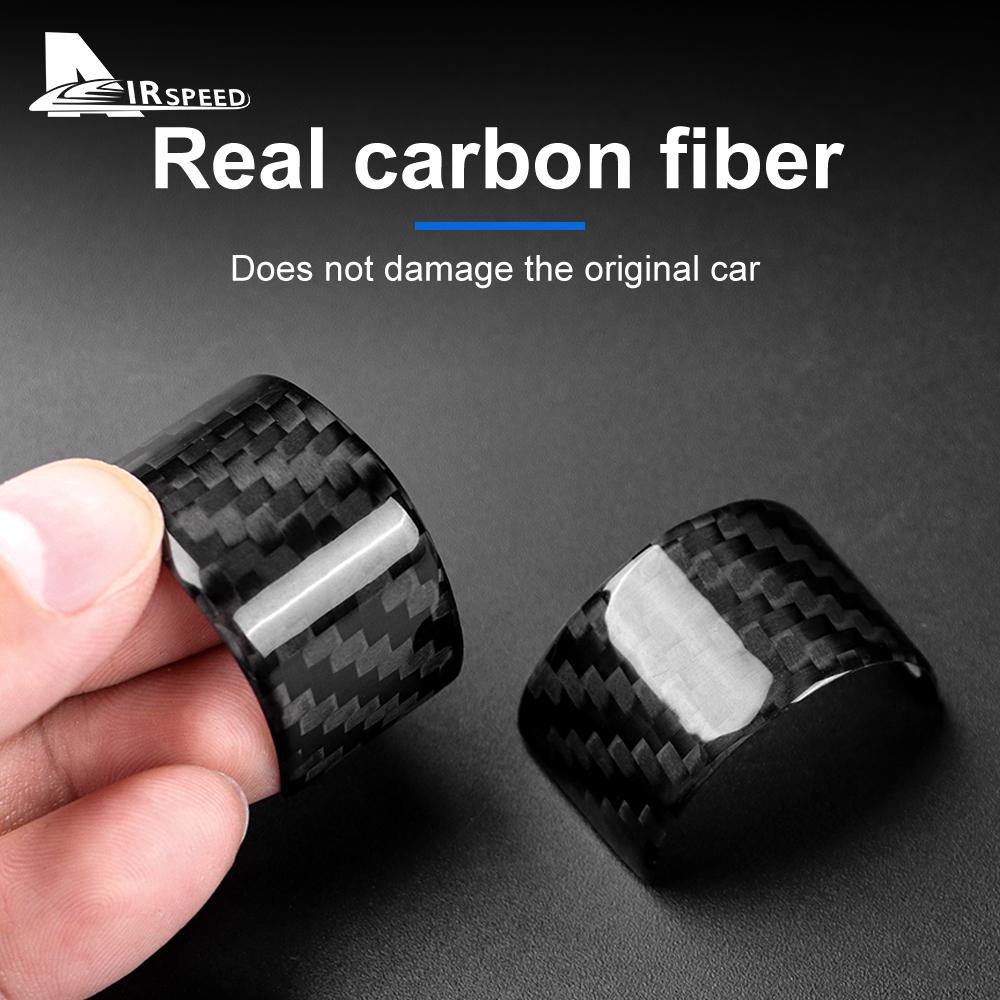 Наклейка из настоящего углеродного волокна для Chevrolet Corvette C8, украшение на руль автомобиля, кольцо, чехол для интерьера