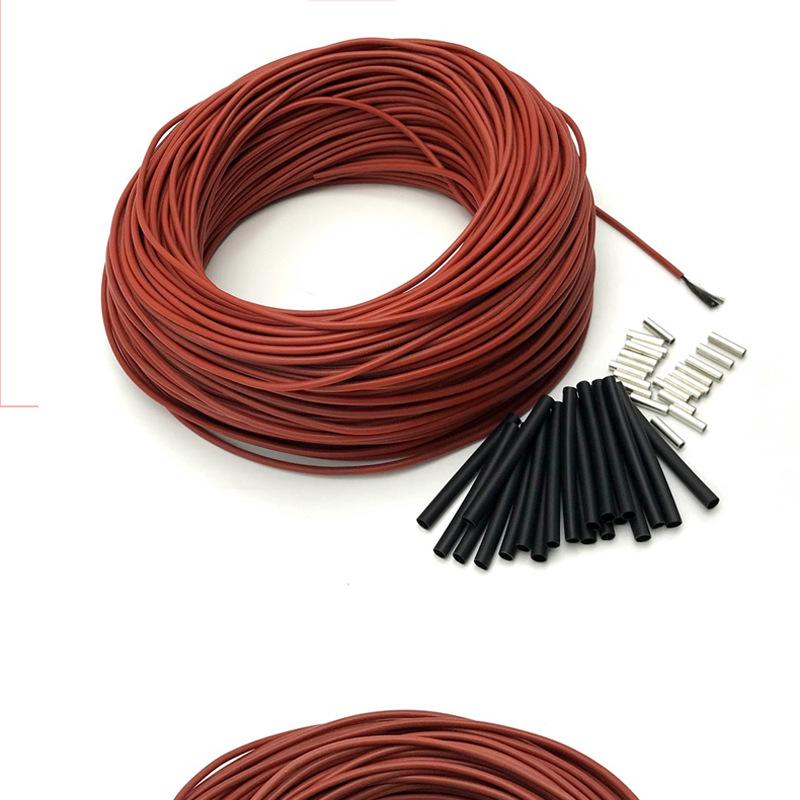 Электрический нагревательный провод из углеродного волокна 12K для подогрева пола, одеял и инкубаторов