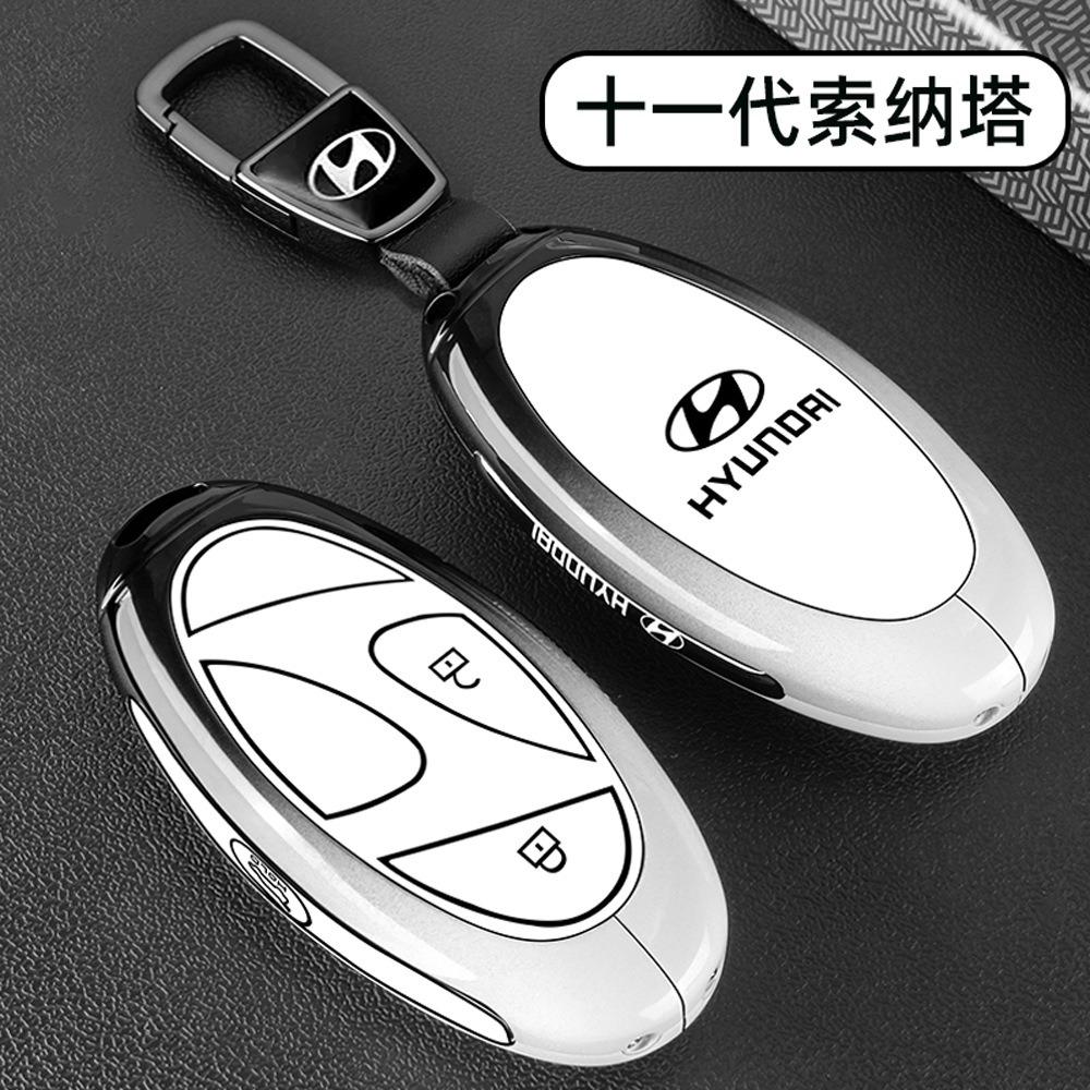 Smart Remote Key Shell Fob TPU Car Key Case for Hyundai 5/6/7 Buttons Grandeur GN7 KONA Ev 2023 lonic 6 Auto Cover Accessories AH4