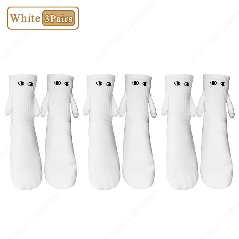 1-20 пар магнитных присосок для пар, носки с ручками, милые мультяшные магнитные носки с изображением руки, держащейся за руки, пара, держащаяся за руки, носки