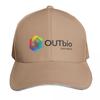 OUTbio San Diego Rainbow Logo with Horizontal Black Text Baseball Cap Christmas Hat winter hats for Unisex Designer Unisex Womens