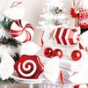 Christmas Pendants, Christmas Decorations, Stage Bars, Props, Decorations, Red and White Painted Christmas Candy Pendants