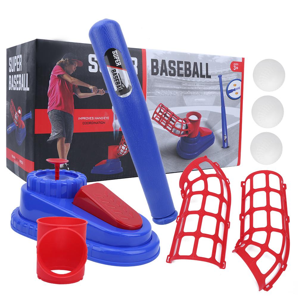 Baseball Pitching Toy Baseball Launcher Training Baseball Bat Toy for Children Kid(777‑609 )