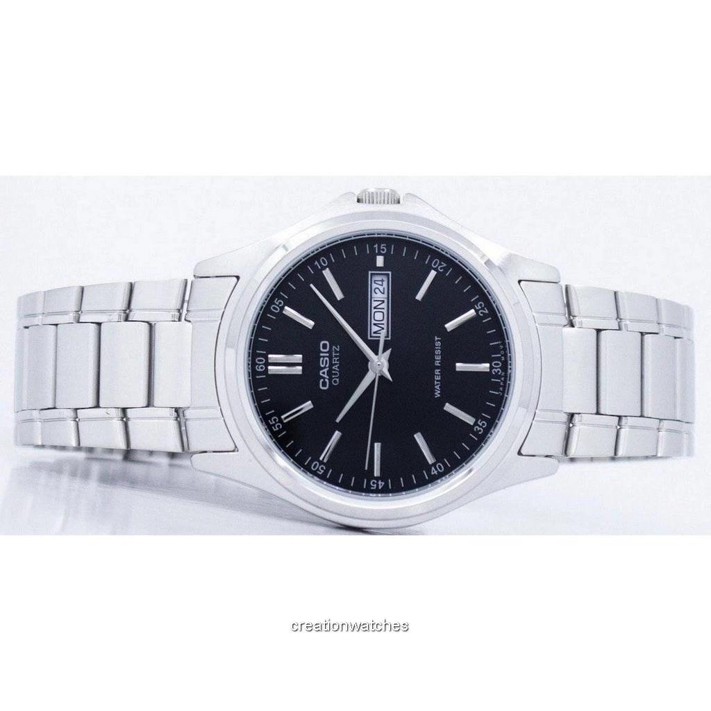 Casio Enticer Quartz Analog Black Dial MTP-1239D-1ADF MTP-1239D-1A Мужские часы