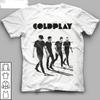 Новая Популярная Группа Coldplay Цвет в Черном Хлопок Белый Все Размеры Унисекс. Футболка Unisex