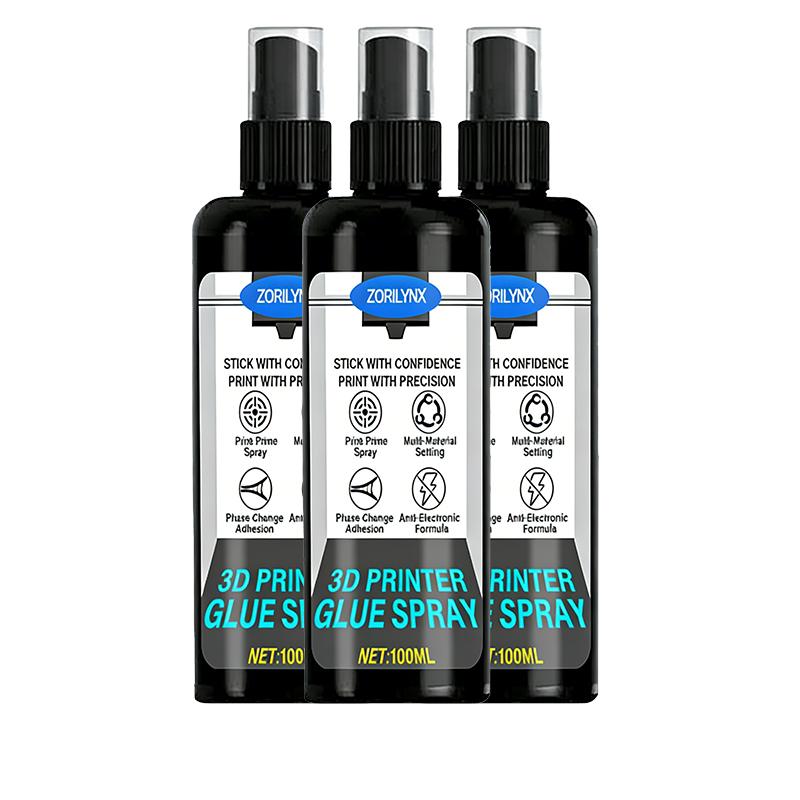 3D Printing Adhesive Spray Anti Warping Liquid Glue for Glass PEI Bed Easy Removal for PLA ABS PETG High Temp Fixative