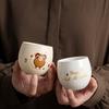 120ML Ceramic Coffee Cup Tea Cup Creative sheep Happy Eid al-Adha Tasting cup high quality Home Office Kitchen Water Cup Gifts