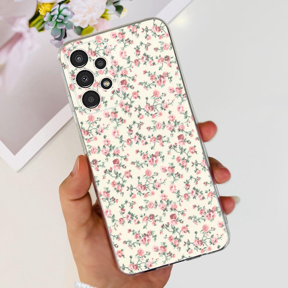 For Samsung A13 M13 M23 M33 Galaxy Case Flowers Butterfly Astronaur Phone Case Back Cover Soft Bumper Samsung Galaxy A13 M23 Bag