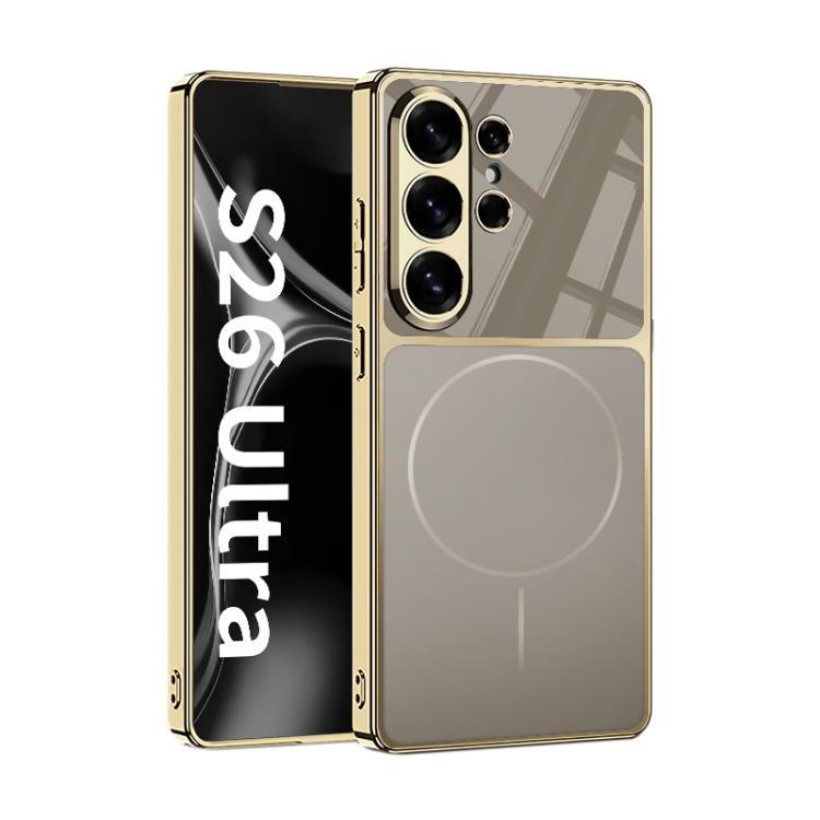 GKK AG Phantom Plating Frame Skin Feel Full Coverage Magnetic Phone Case