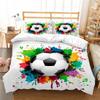 Горячие продажи, футбольное постельное белье, костюм, уникальный дизайн, набор пододеяльников, футбольная кровать, одежда из полиэстера, домашний текстиль, мужской пододеяльник одного размера