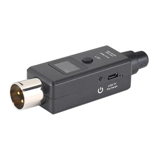Wireless Microphone Adapter USB Charging U3 Wireless Mic System Transmitter Receiver for Audio Mixer