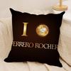 Anime Sweet FFerreros Cushion Cover Short plush Doublesided Print Square Throw Pillow Covers Sofa Home Cushion Decor